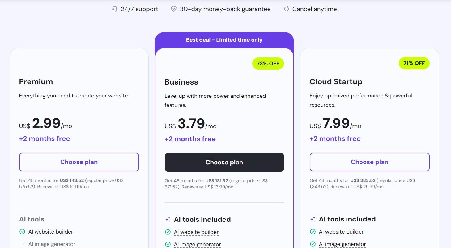 Hostinger Price